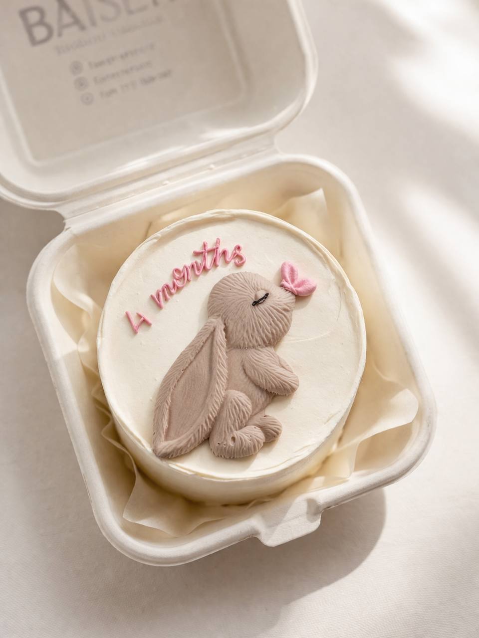 Bento króliczek z motylkiem