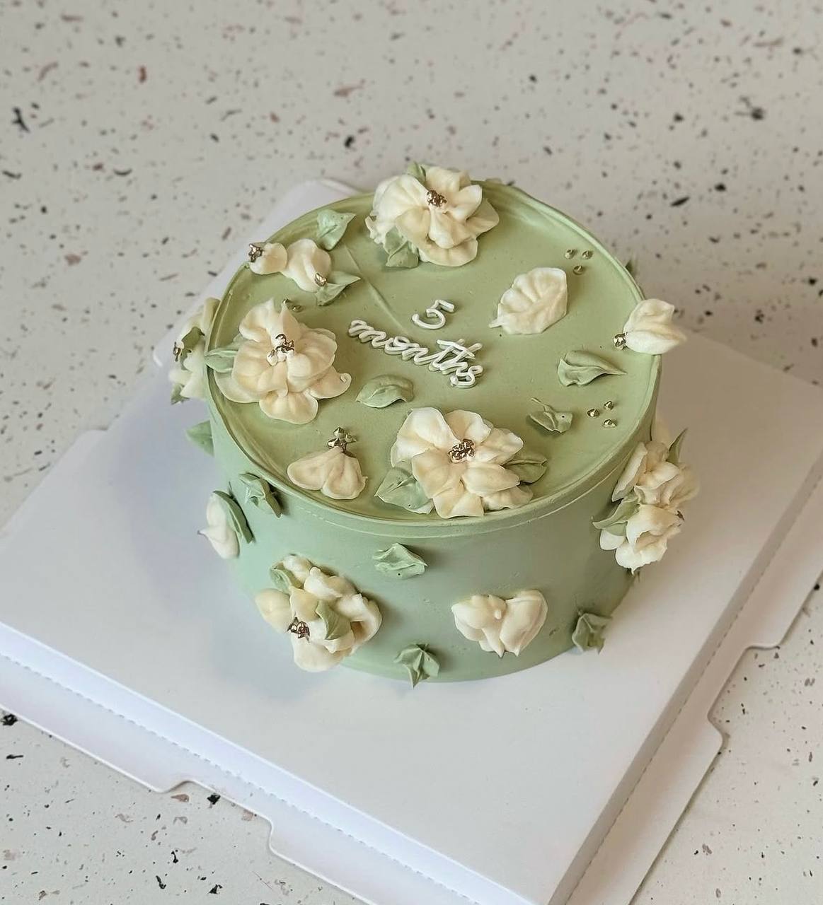 3D flower cake