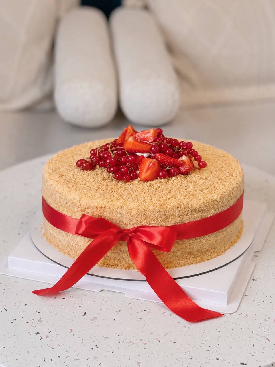 Napoleon Cake with berries<br/>